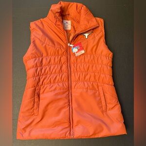 Colosseum Athletics University of Texas Longhorns puffer vest NWT Sz-M. N11